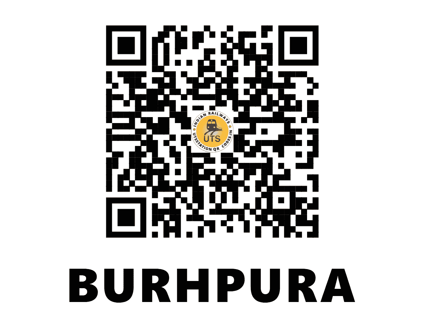 UTS QR Code for BURHPURA - BPW (NC - UTTAR PRADESH)